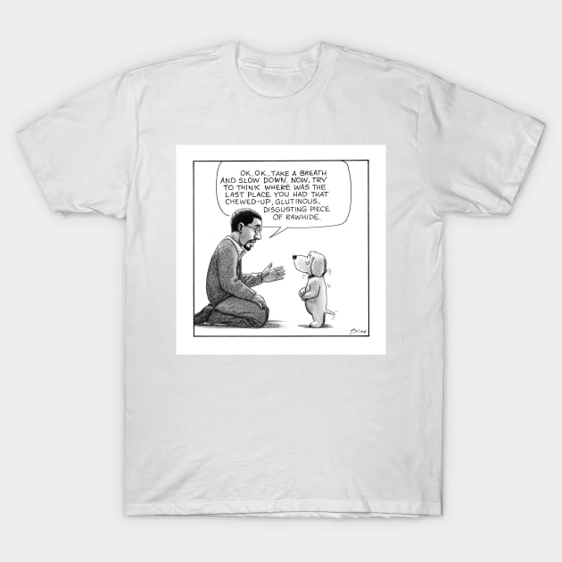 Dog Stress T-Shirt by blisscartoons